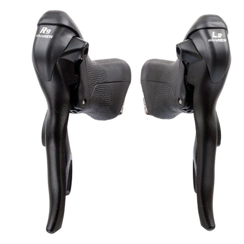Agleam Micronew STI Road Bike Shifters Double 2Ã—9 Speed Lever Brake Bicycle Derailleur Groupset Compatible for Shimano Sora 9 Speed - Image 1